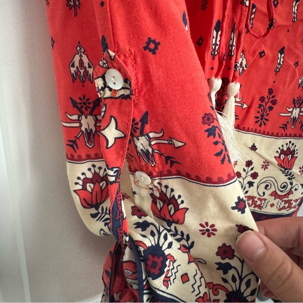 Spell and the Gypsy Collective Desert Wanderer Playsuit in Sunset - Picture 11 of 11